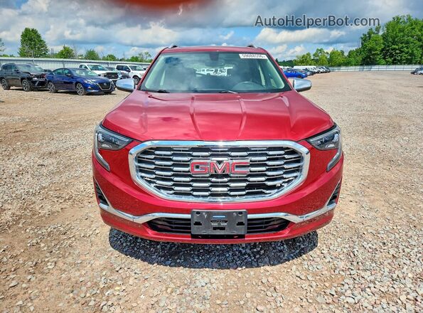 3GKALXEX8KL391712 2019 GMC TERRAIN Red Widok z przodu