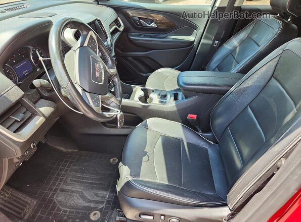 3GKALXEX8KL391712 2019 GMC TERRAIN Red Widok wnętrza z przodu