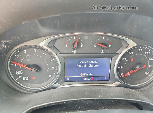 3GKALXEX8KL391712 2019 GMC TERRAIN Red Widok zestawu wskaźników