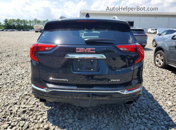 3GKALXEX8LL143509 2020 GMC TERRAIN Black Вид ззаду