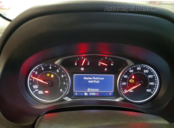 3GKALXEX8LL143770 2020 GMC TERRAIN White Vista del cuadro de instrumentos