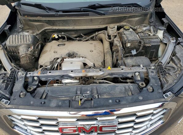 3GKALXEX8LL151075 2020 GMC TERRAIN Gray უკანა სავარძლების ხედი