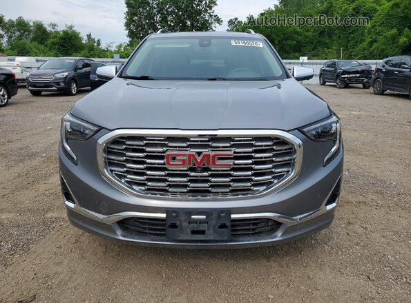 3GKALXEX8LL151075 2020 GMC TERRAIN Gray წინა მარჯვენა