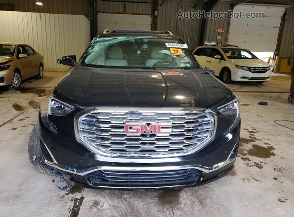 3GKALXEX8LL187610 2020 GMC TERRAIN Black Front view