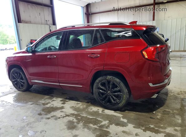 3GKALXEX9JL161207 2018 GMC TERRAIN Maroon Trasero izquierdo