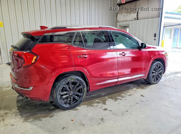 3GKALXEX9JL161207 2018 GMC TERRAIN Maroon Trasero derecho
