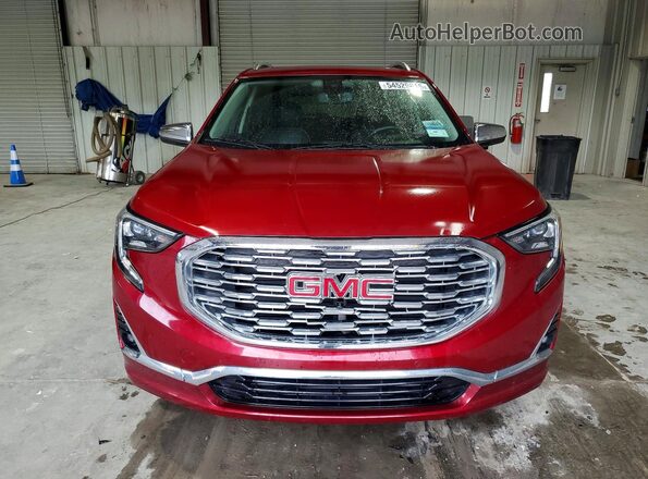 3GKALXEX9JL161207 2018 GMC TERRAIN Maroon Vista frontal