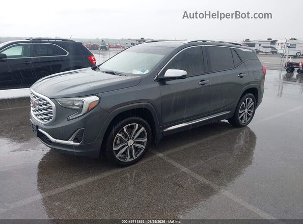 3GKALXEX9KL105494 2019 GMC TERRAIN Серый Передняя левая четверть