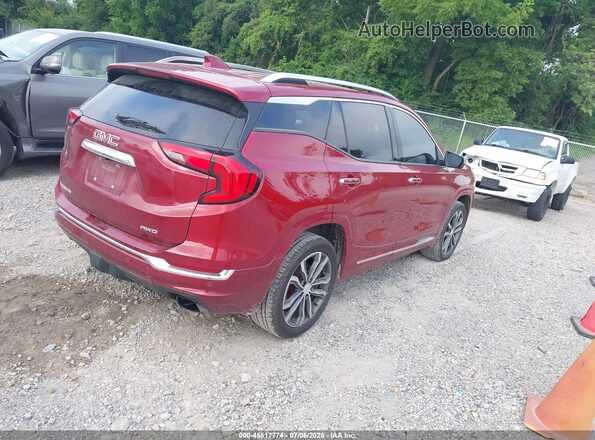 3GKALXEX9LL169309 2020 GMC TERRAIN Red Tył prawy