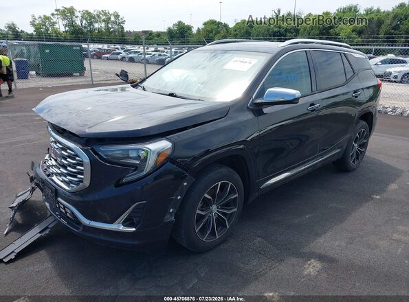 3GKALXEXXJL128992 2018 GMC TERRAIN Black Передня ліва чверть