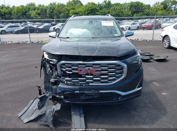 3GKALXEXXJL128992 2018 GMC TERRAIN Black Вид щитка приладів