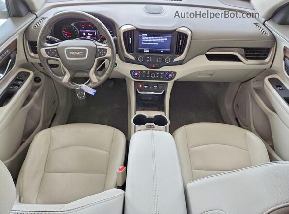 3GKALXEXXLL231395 2020 GMC TERRAIN White Вид панелі приладів