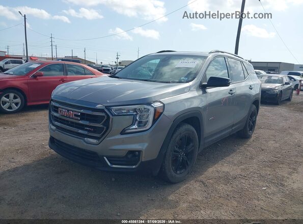 3GKALYEG0PL163393 2023 GMC TERRAIN Gray წინა მარცხენა ხედი სამი მეოთხედიდან