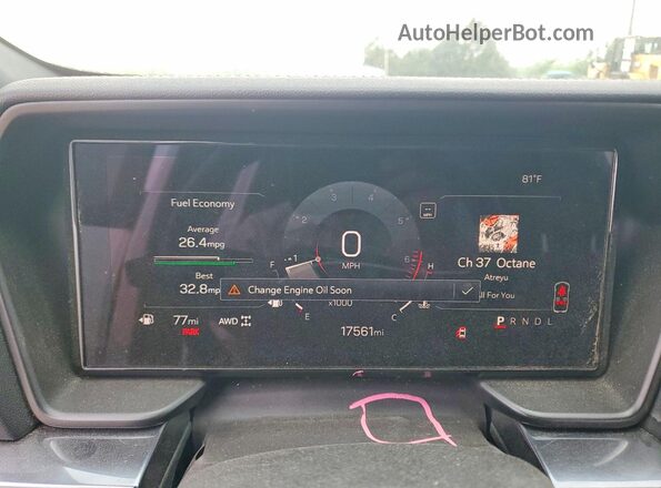 3GKALYEG1TL281821 2026 GMC TERRAIN Белый Вид щитка приборов