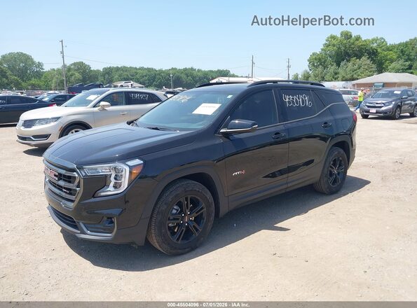 3GKALYEG4RL392906 2024 GMC TERRAIN Black Առջևի ձախ երեք քառորդ տեսարան