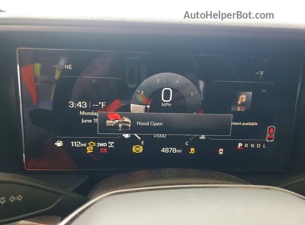 3GKALYEG4TL241135 2026 GMC TERRAIN White Instrument cluster view