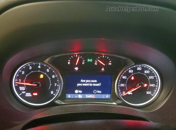 3GKALYEG5RL202868 2024 GMC TERRAIN Синий Вид щитка приборов