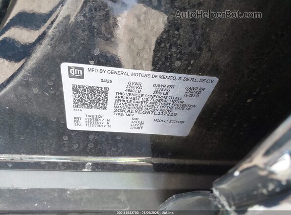 3GKALYEG5TL112210 2026 GMC TERRAIN Black Շարժիչի բաժամունքի տեսք