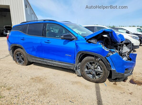 3GKALYEG8RL272140 2024 GMC TERRAIN Blue Передня права чверть