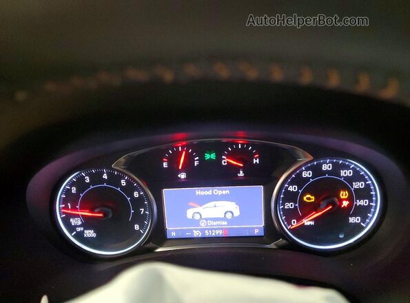 3GKALYEV2NL294045 2022 GMC TERRAIN Белый Вид щитка приборов