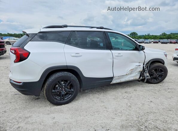 3GKALYEV3NL310494 2022 GMC TERRAIN White Задня права чверть