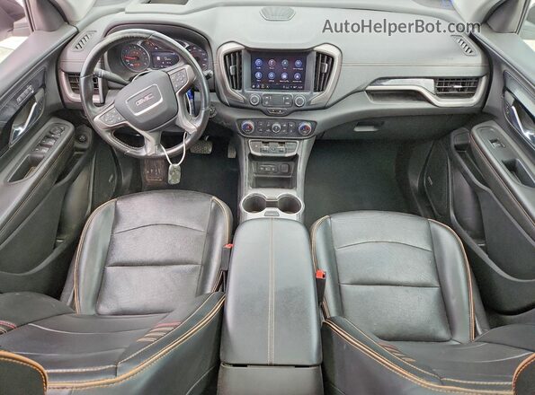 3GKALYEV3NL310494 2022 GMC TERRAIN White Вид панелі приладів