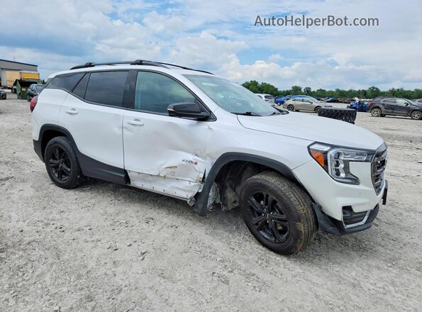 3GKALYEV3NL310494 2022 GMC TERRAIN White Передня права чверть