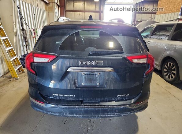 3GKALYEVXNL201479 2022 GMC TERRAIN Black Widok z tyłu