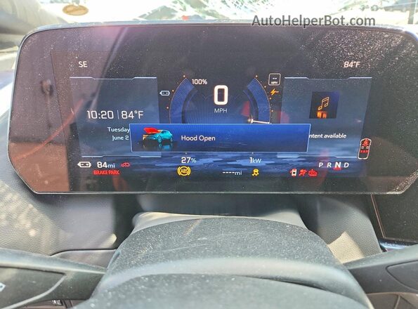 3GN7DLRP2SS190309 2025 CHEVROLET EQUINOX White Вид щитка приладів