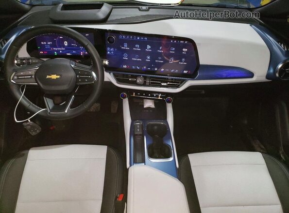3GN7DLRP7SS116917 2025 CHEVROLET EQUINOX Blue Dashboard view