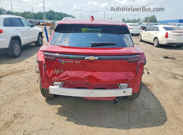 3GN7DLRR0SS156855 2025 CHEVROLET EQUINOX Red Vista trasera