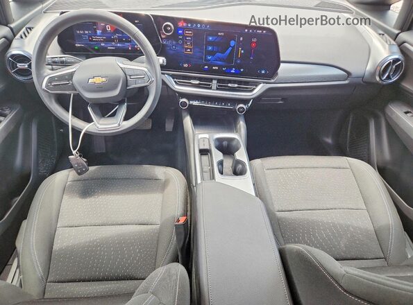 3GN7DMRP1SS199735 2025 CHEVROLET EQUINOX Blue Widok deski rozdzielczej