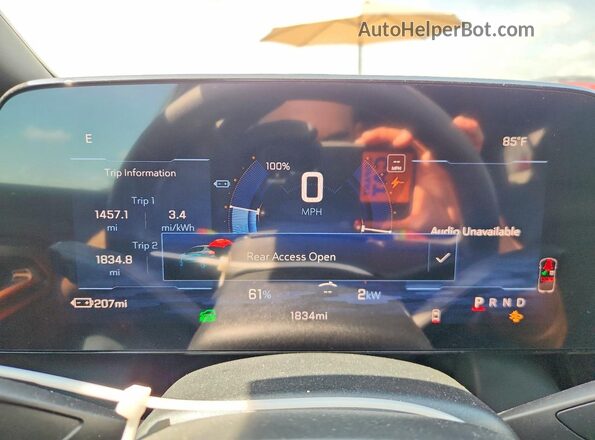 3GN7DMRP7TS129268 2026 CHEVROLET EQUINOX Blue Widok zestawu wskaźników