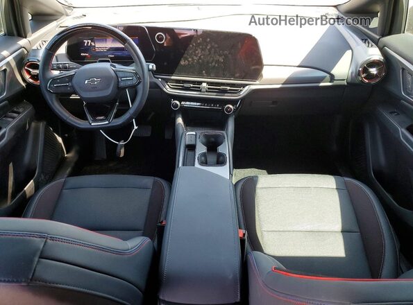 3GN7DNRP0RS221708 2024 CHEVROLET EQUINOX Black Widok deski rozdzielczej