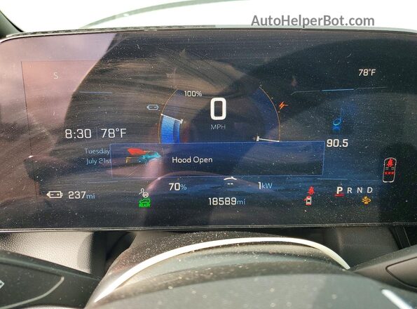 3GN7DNRP0SS202646 2025 CHEVROLET EQUINOX Серый Вид щитка приборов