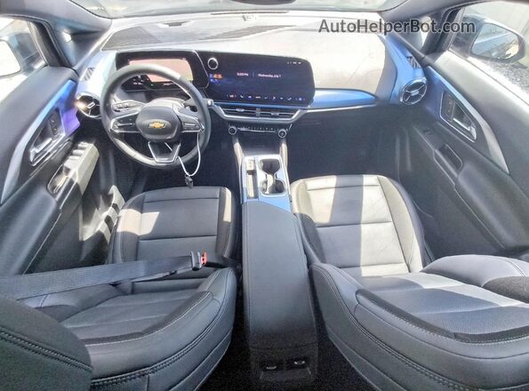 3GN7DNRP0SS256089 2025 CHEVROLET EQUINOX Black Dashboard view