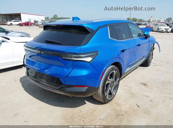 3GN7DNRP4SS200706 2025 CHEVROLET EQUINOX Blue Задня права чверть
