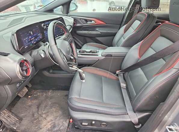 3GN7DNRP7RS238893 2024 CHEVROLET EQUINOX Gray Widok wnętrza z przodu