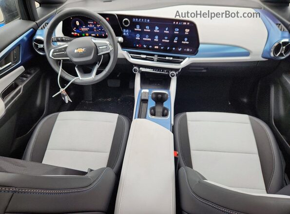 3GN7DNRR3SS264592 2025 CHEVROLET EQUINOX Black Вид панелі приладів