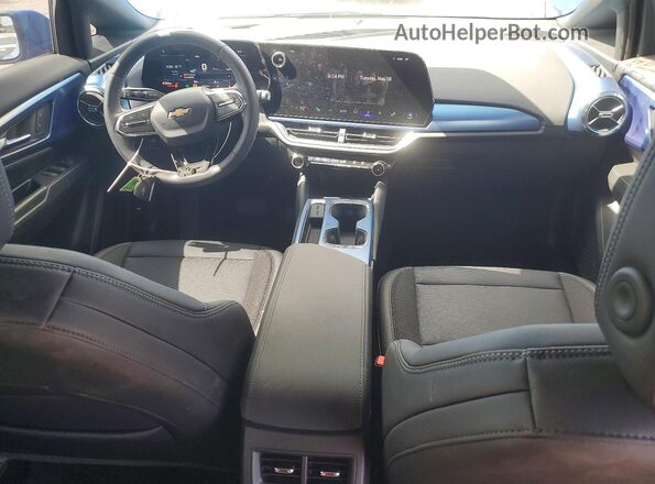 3GN7DNRR6SS260388 2025 CHEVROLET EQUINOX Blue Առջևի վահանակի տեսք