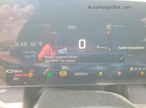 3GN7DNRR6SS260388 2025 CHEVROLET EQUINOX Blue Սարքավորումների վահանակի տեսք