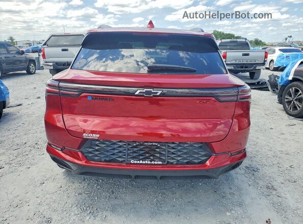 3GN7DSRP7SS124851 2025 CHEVROLET EQUINOX Red Vista trasera