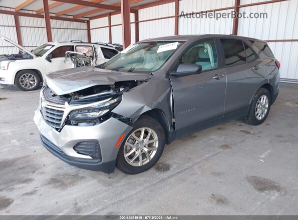 3GNAXFEG0PL260444 2023 CHEVROLET EQUINOX Gray წინა მარცხენა ხედი სამი მეოთხედიდან