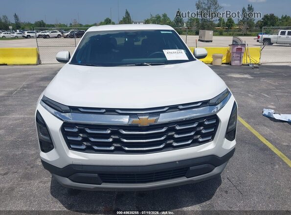 3GNAXHEG0TL301483 2026 CHEVROLET EQUINOX White ხელსაწყოთა პანელის ხედი