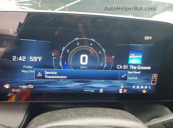 3GNAXHEG1SL128944 2025 CHEVROLET EQUINOX Blue Vista del cuadro de instrumentos