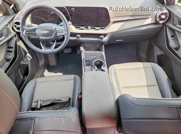 3GNAXHEG1SL146022 2025 CHEVROLET EQUINOX Blue Widok deski rozdzielczej