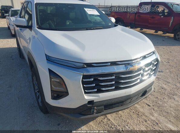 3GNAXHEG1SL290105 2025 CHEVROLET EQUINOX White Widok z przodu