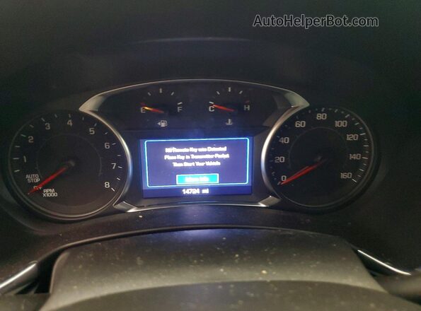 3GNAXHEG2PL179702 2023 CHEVROLET EQUINOX Blue Вид щитка приладів