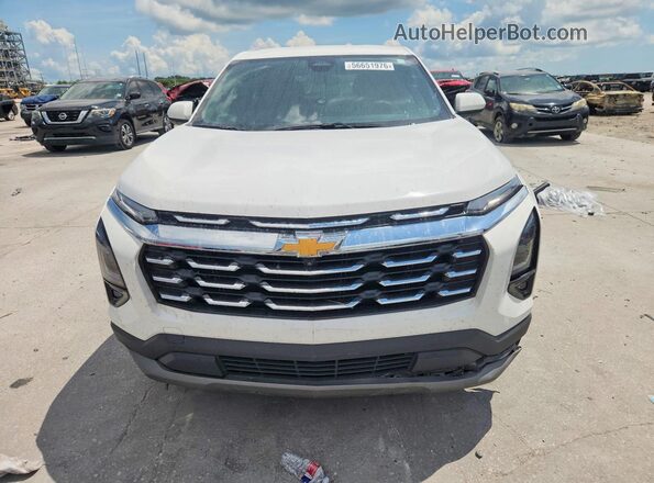 3GNAXHEG2SL108332 2025 CHEVROLET EQUINOX White Դիմացի տեսք
