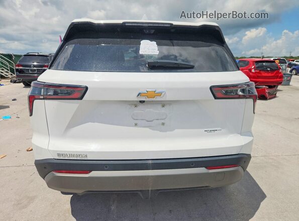 3GNAXHEG2SL108332 2025 CHEVROLET EQUINOX White Հետևի տեսք